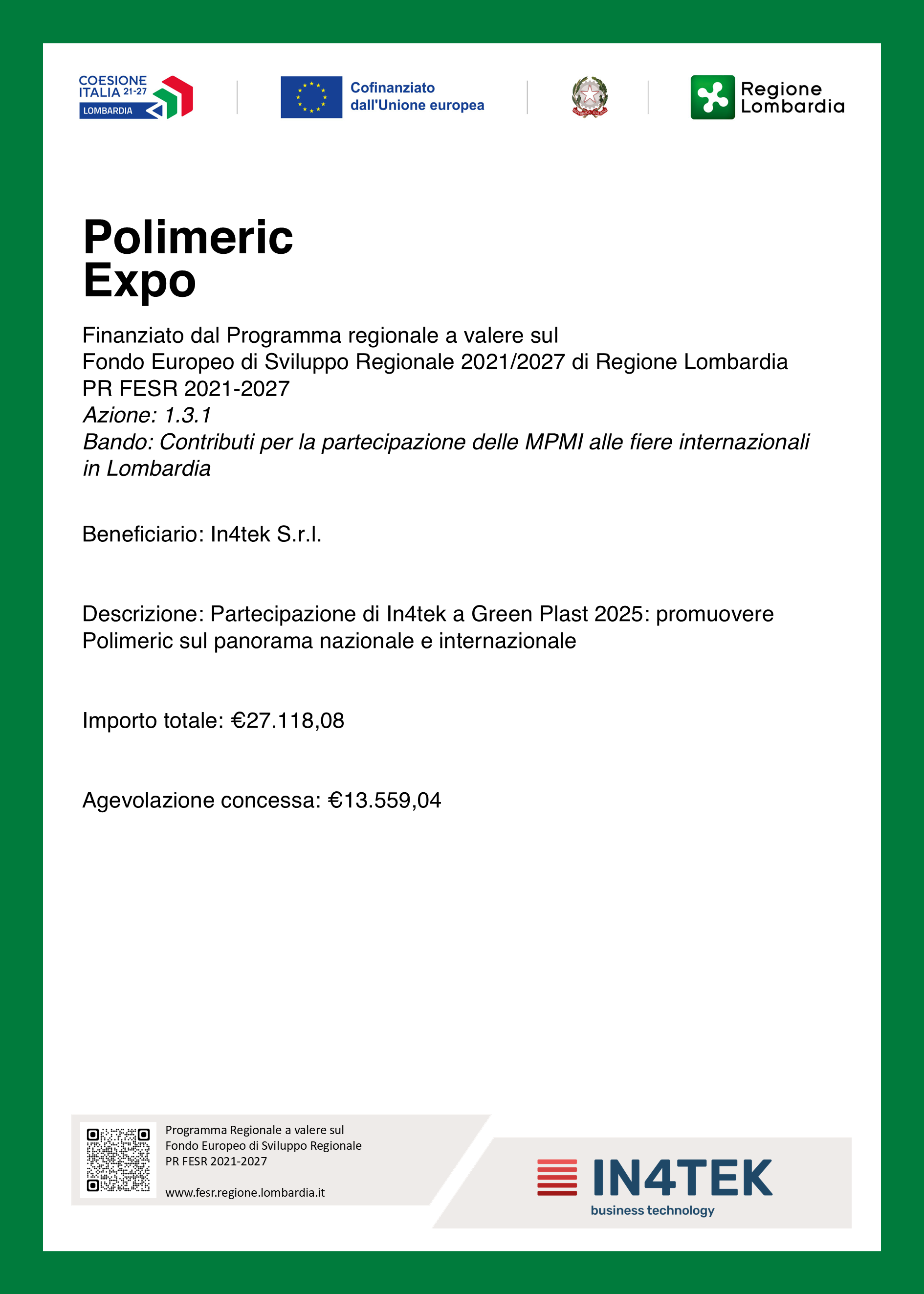 poster green plast 2025